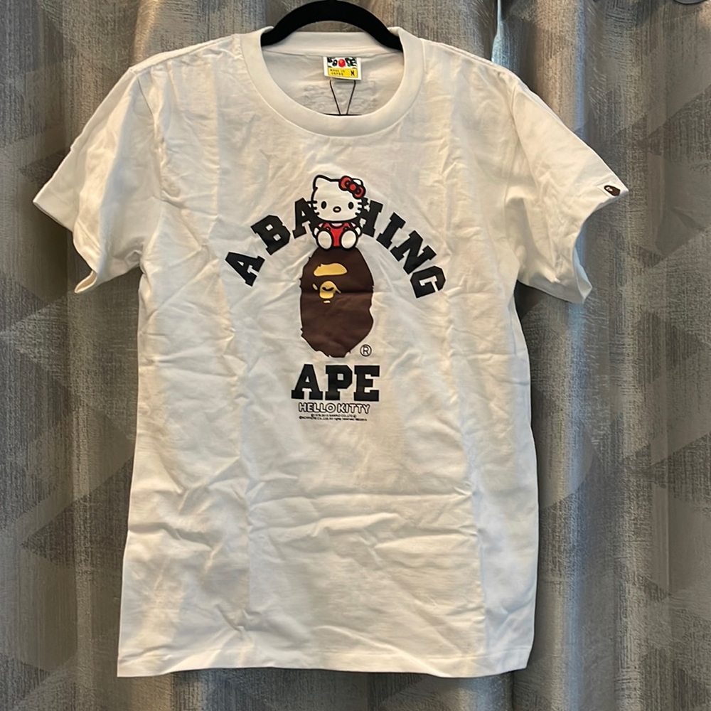 Hello Kitty x A Bathing Ape White T Shirt (Copycat)